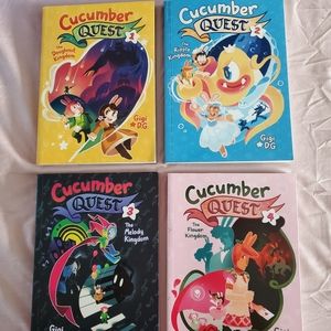 Cucumber Quest Graphic Novels 1-4 Grade Level 4-6